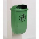 Engels City-afvalbak groen 50L